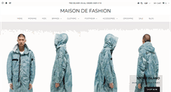 Desktop Screenshot of maisondefashion.com