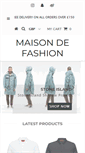 Mobile Screenshot of maisondefashion.com